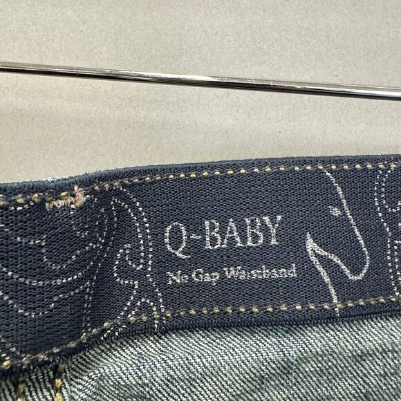 Vintage Y2k Wrangler Q-Baby Mid Rise Western Denim Jeans Size 7/8X34 Medium Wash - Picture 10 of 15